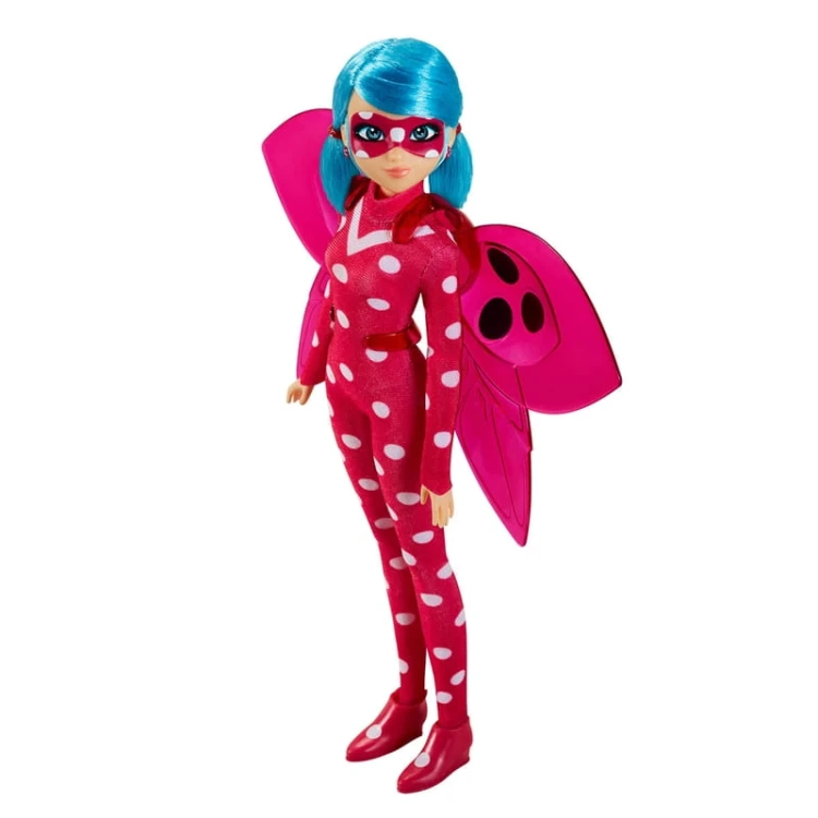 MIRACULOUS: BIEDRONKA I CZARNY KOT Cosmobug, lalka, 26 cm