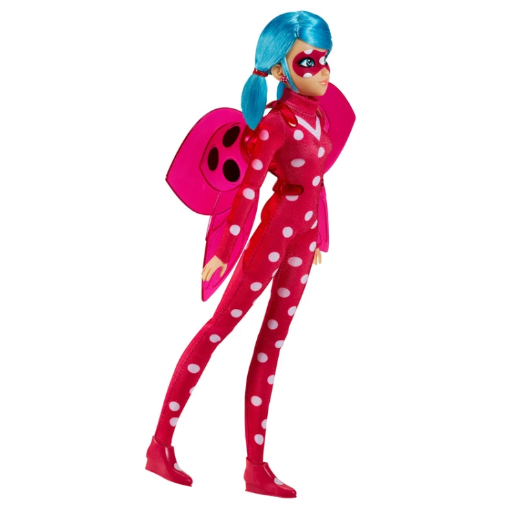 MIRACULOUS: BIEDRONKA I CZARNY KOT Cosmobug, lalka, 26 cm