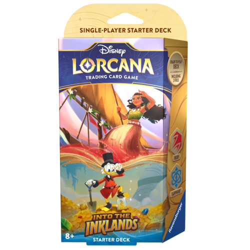 Disney Lorcana Into the Inklands - Ruby and Sapphire Starter Deck