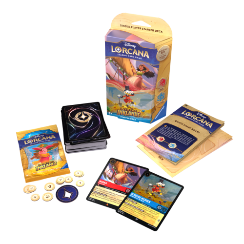 Disney Lorcana Into the Inklands - Ruby and Sapphire Starter Deck