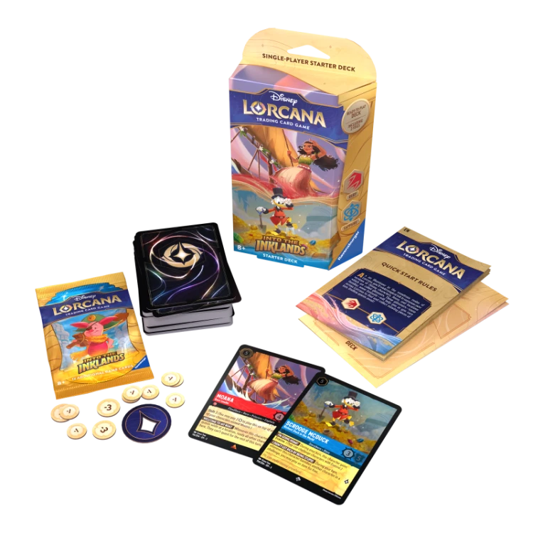 Disney Lorcana Into the Inklands - Ruby and Sapphire Starter Deck