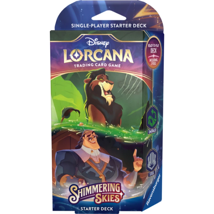 Disney Lorcana: Shimmering Skies - Starter Deck Emerald Steel