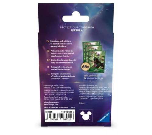 disney-lorcana-archazia-s-island-card-sleeves-ursula Mr Puggy Kraków.jpg