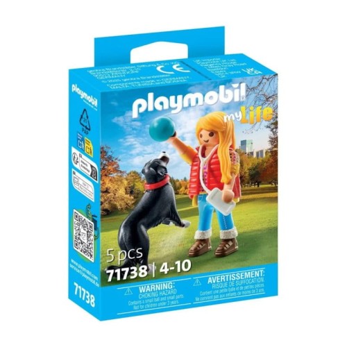 Playmobil My Life 71738 Dziewczynka z psem pasterskim