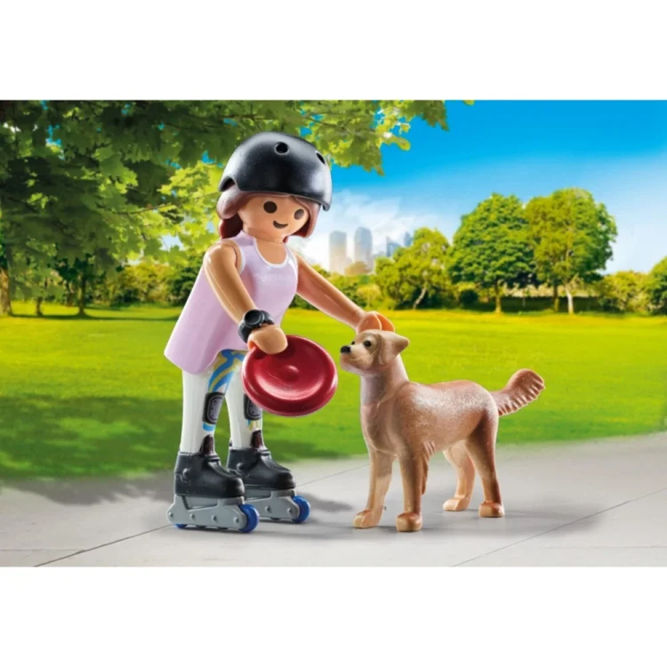 Playmobil My Life 71739 Skaterka z retriverem