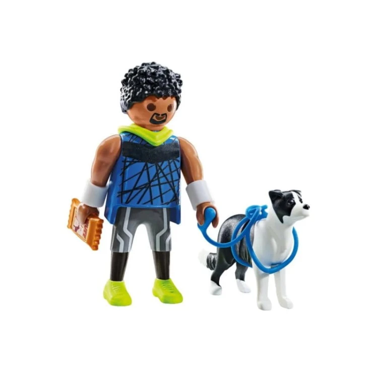 Playmobil My Life 71740 Biegacz z border collie