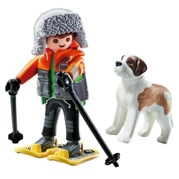 Playmobil My Life 71741 Narciarz z bernardynem