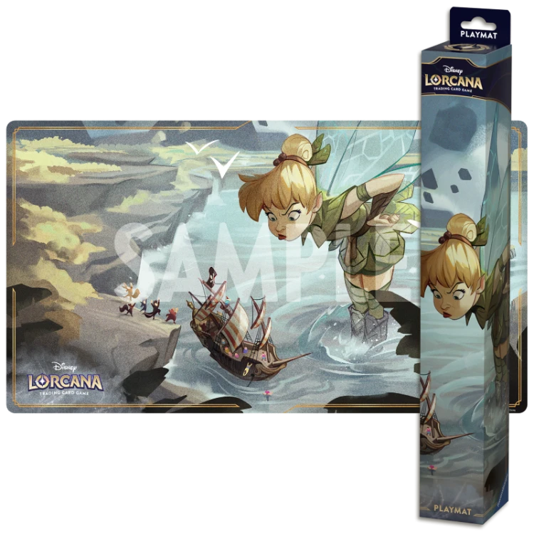 Disney Lorcana: Ursula's Return Playmat Tinker Bell Mr.Puggy