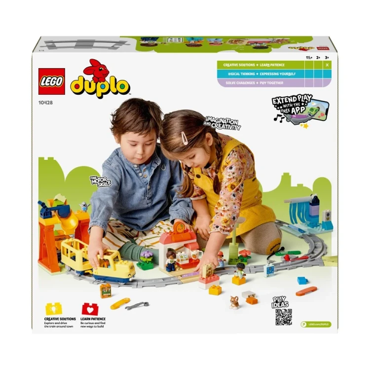 LEGO DUPLO 10428 Duży interaktywny pociąg miejski Mr Puggy Kraków.webp