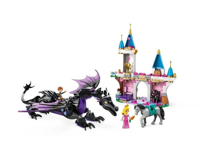 LEGO DISNEY PRINCESS 43240 Diabolina jako smok Mr Puggy.webp