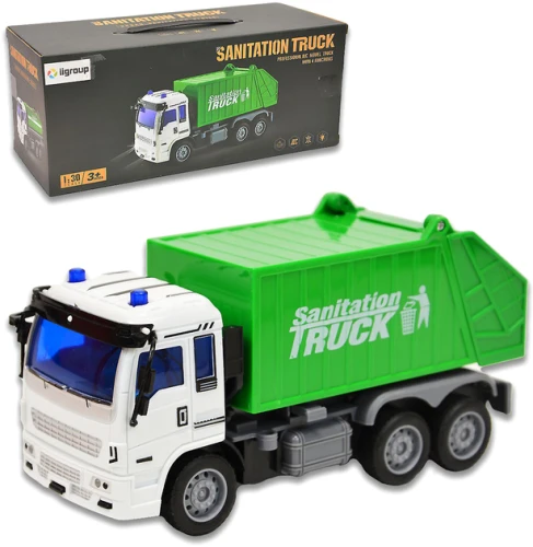 Samochód na sterowanie śmieciarka z ładowarką - Rastar Mr Puggy.webp