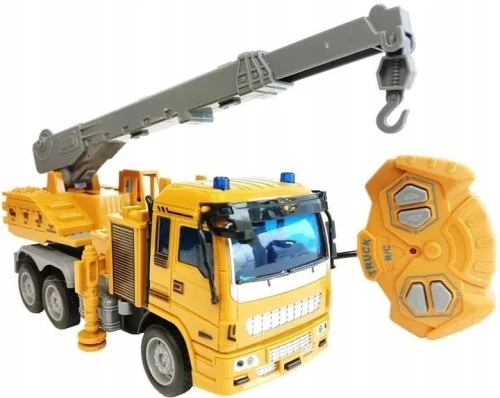 Samochód na sterowanie dźwig z ładowarką - Rastar Mr Puggy.webp