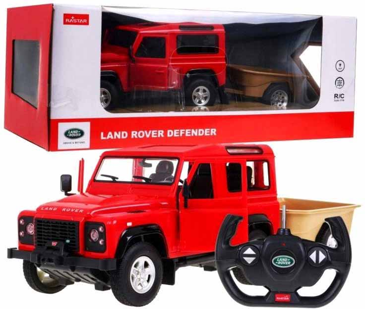Samochód na sterowanie 1-14 Land Rover Defender - Rastar Mr Puggy.webp
