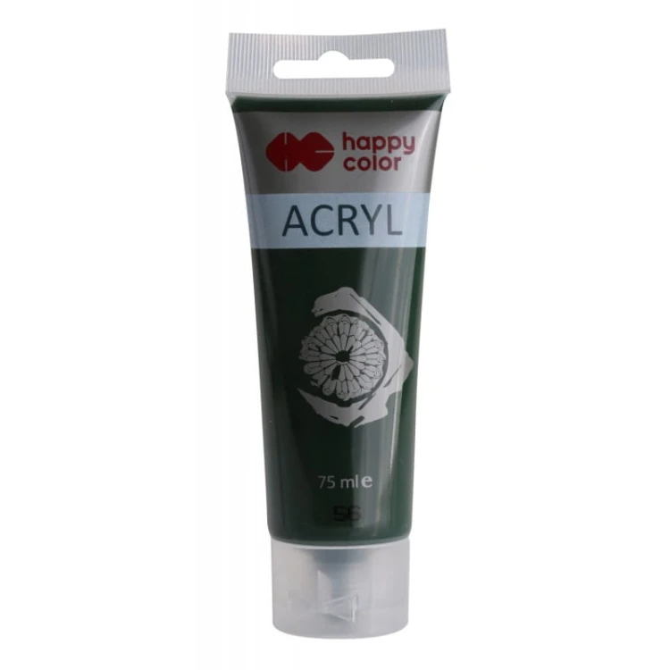 Farba akrylowa 75ml ciemna oliwka nr.56 - Happy Color MrPuggy.jpg