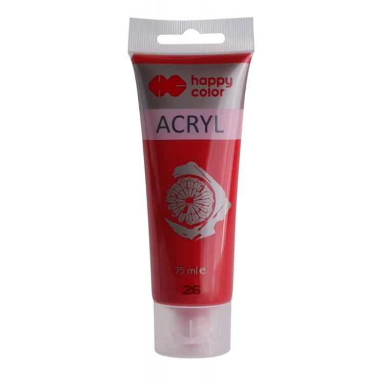Farba akrylowa 75ml ciemna czerwień nr.26 - Happy Color MrPuggy.jpg