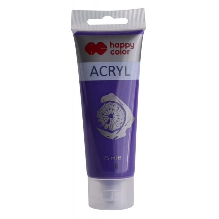 Farba akrylowa 75ml fiolet nr.6 - Happy Color MrPuggy.jpg