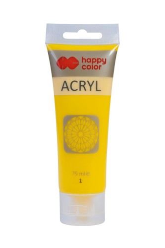 Farba akrylowa 75ml żółty nr.1 - Happy Color MrPuggy.jpg
