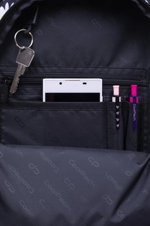 Plecak szkolny Base Daisy Black - Coolpack MrPuggy Krakow.jpg