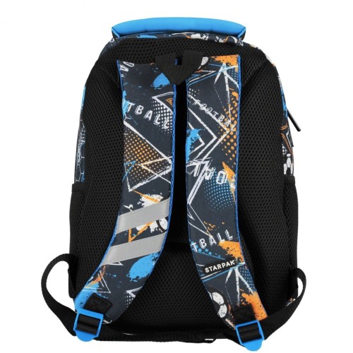 Plecak szkolny Football niebieski - Starpak MrPuggy krakow.jpg