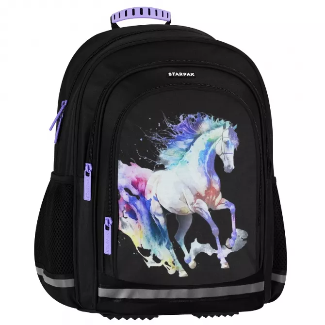 Plecak szkolny Horses - Starpak MrPuggy.webp