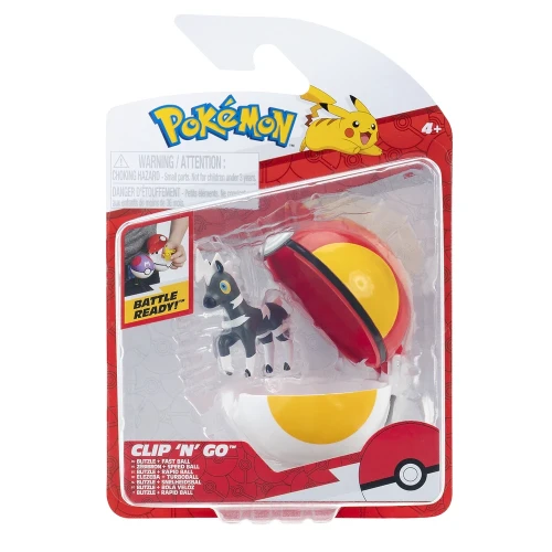 Pokemon Clip N Go Blitzle + Fast Ball - Jazwares MrPuggy.webp