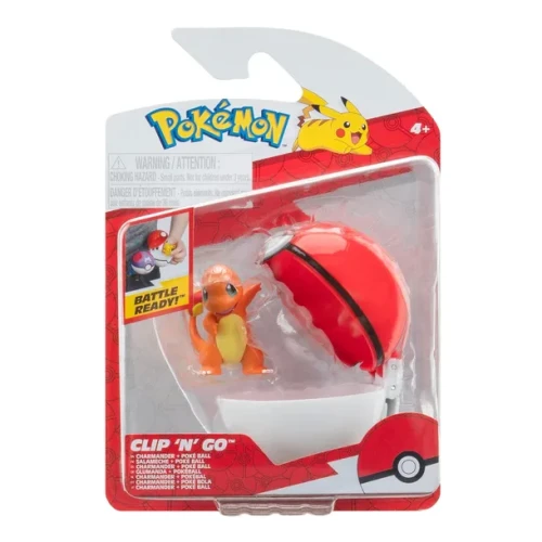 Pokemon Clip And Go Charmander + Pokeball Seria 18 Mr.Puggy.webp