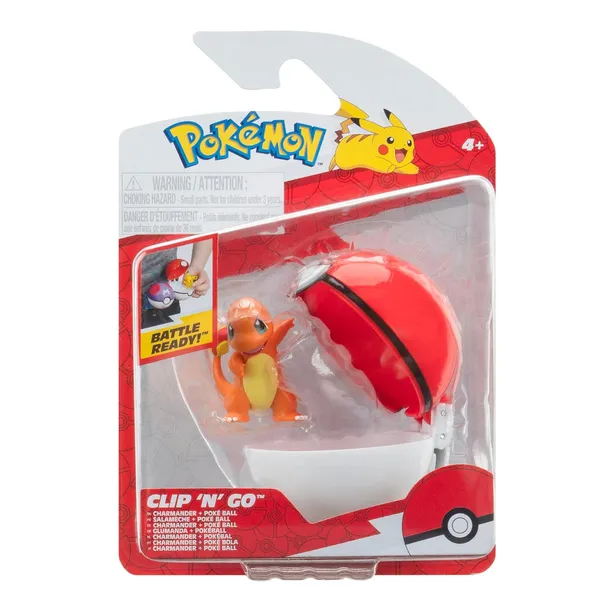 Pokemon Clip And Go Charmander + Pokeball Seria 18 Mr.Puggy.webp