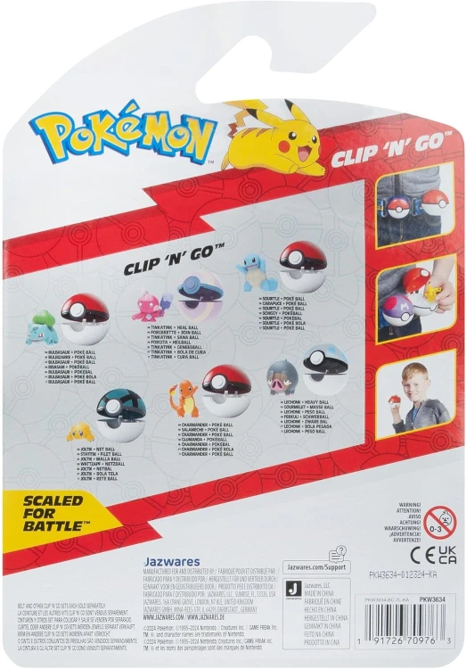 Pokemon Clip And Go Bulbasaur + Pokeball Seria 18 MrPuggy Krakow.jpg