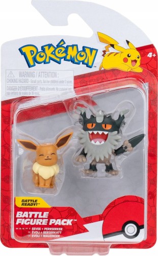 Figurki Bitewne Pokemon Eevee + Perrserker Seria 18 MrPuggy.jpg