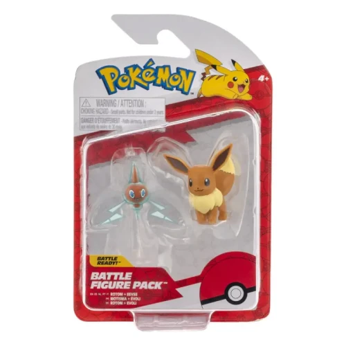 Figurki Bitewne Pokemon Rotom + Eevee Seria 17 MrPuggy.webp
