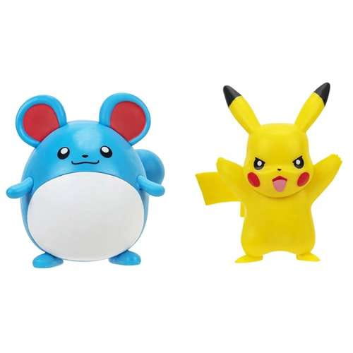 Pokemon figurki Pikachu + Marill Seria 15 MrPuggy.jpg