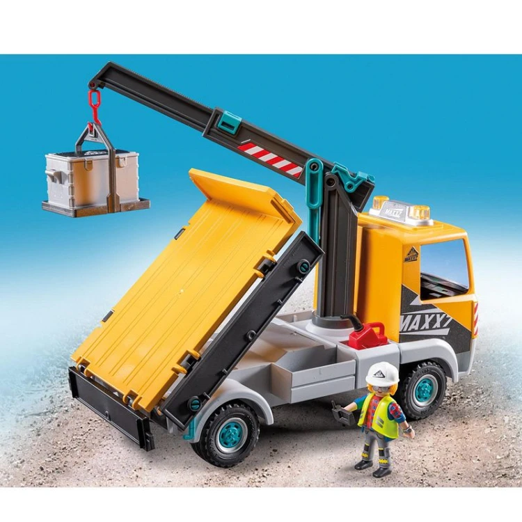 Playmobil Action Heroes 71750 Ciężarówka budowlana z dźwigiem Mr Puggy Kraków.jpg