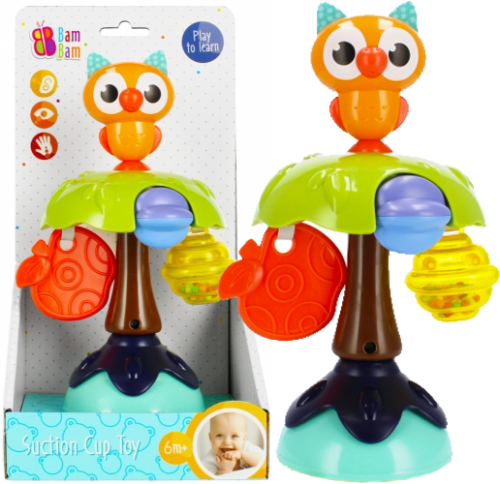 Zabawka na przyssawce sówka - Bam Bam Mr Puggy.png