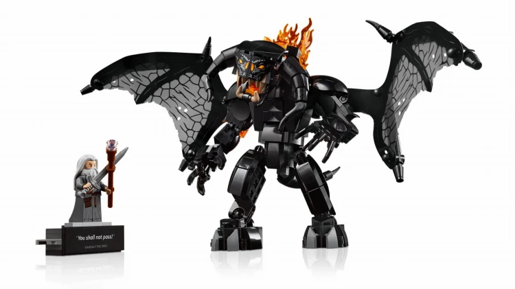 LEGO ICONS 10367 Władca pierścieni- Book nook z Barlogiem MrPuggy Krakow.jpg