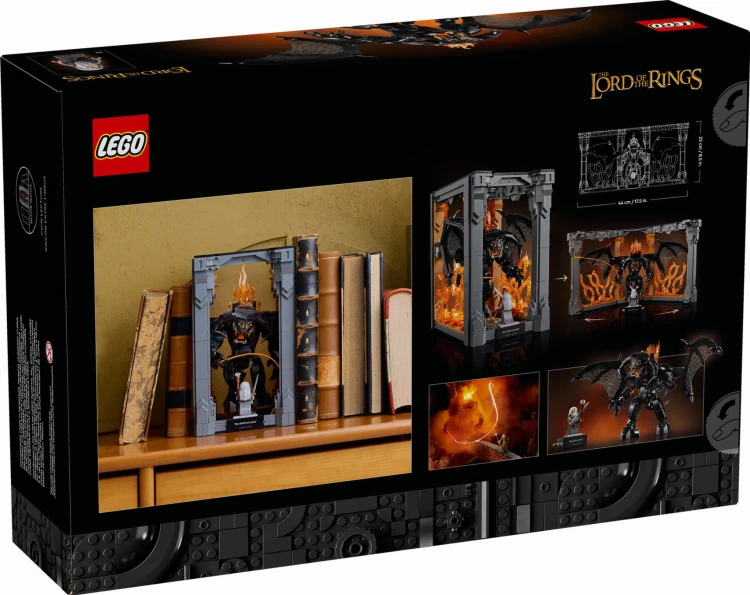LEGO ICONS 10367 Władca pierścieni- Book nook z Barlogiem MrPuggy Kraków.jpg