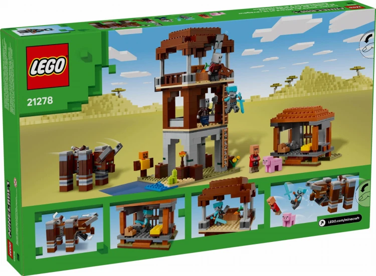 LEGO MINECRAFT 21278 Kryjówka rozbójników MrPuggy Kraków.jpg