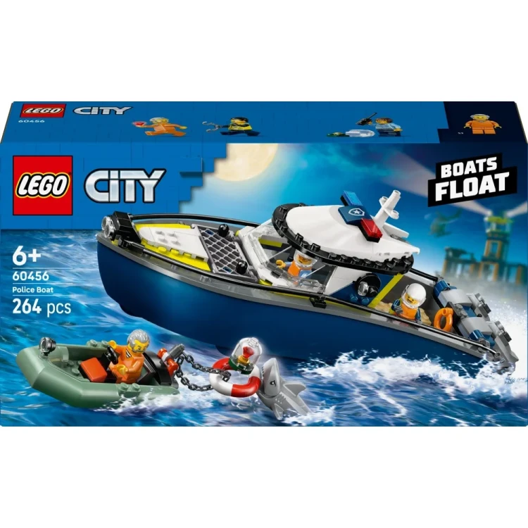 LEGO(R) CITY 60456 Pościg łodzią policyjną