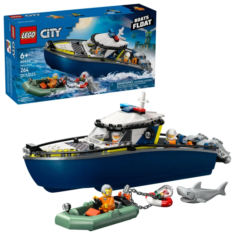 LEGO(R) CITY 60456 Pościg łodzią policyjną