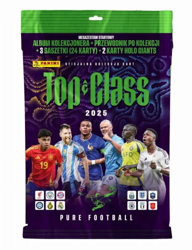 Megazestaw startowy Top Class 2025 Pure Football - Panini MrPuggy.jpg