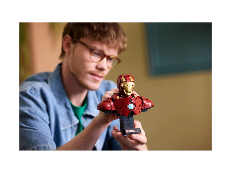 LEGO SUPER HEROES 76327 Popiersie Iron Mana MK4 Kraków MrPuggy.webp