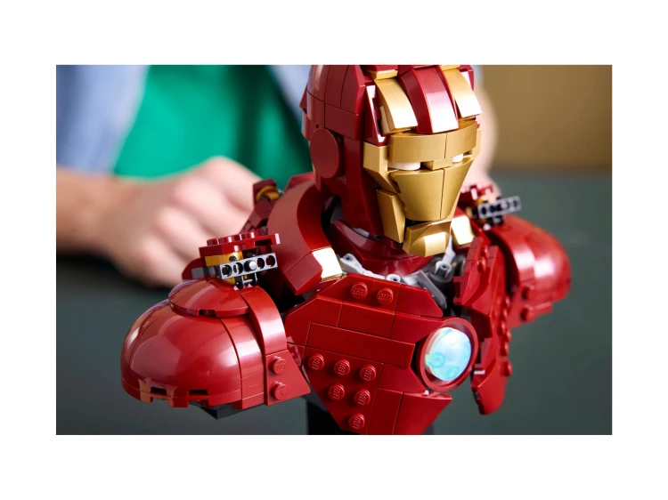 LEGO SUPER HEROES 76327 Popiersie Iron Mana MK4 Mr Puggy Krakow.webp
