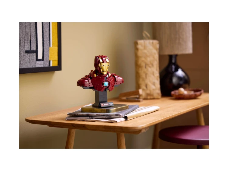 LEGO SUPER HEROES 76327 Popiersie Iron Mana MK4 Mr Puggy Kraków.webp