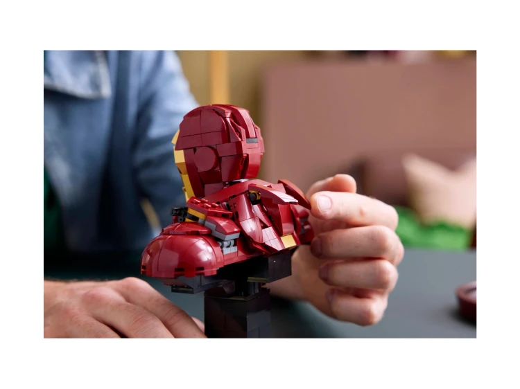 LEGO SUPER HEROES 76327 Popiersie Iron Mana MK4 MrPuggy Krakow.webp