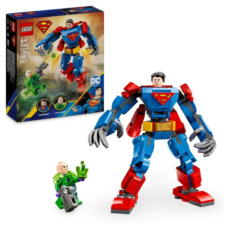 LEGO SUPER HEROES 76302 Mech Supermana kontra Lex Mr Puggy.webp