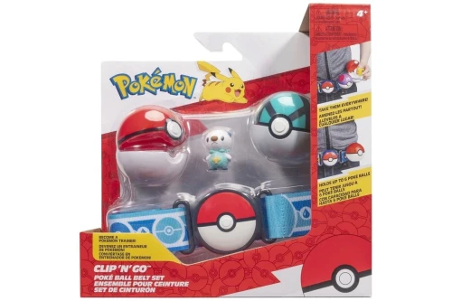 Pokemon Clip N Go Pas z Poke Ball i figurką Oshawott MrPuggy.webp