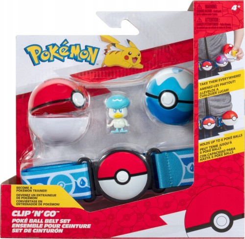 Pokemon Clip N Go Pas z Poke Ball i figurką Quaxly Mr Puggy.jpg