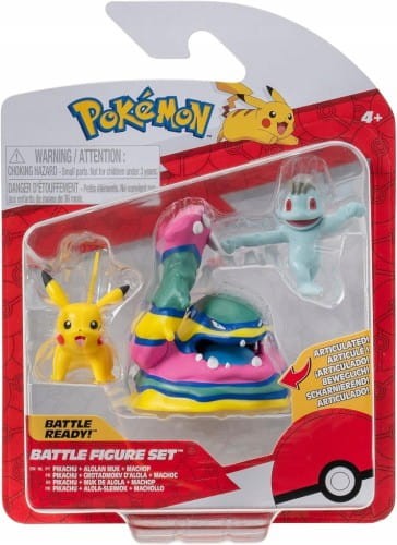 POKEMON Figurki Bit Mach Alo Muk W19