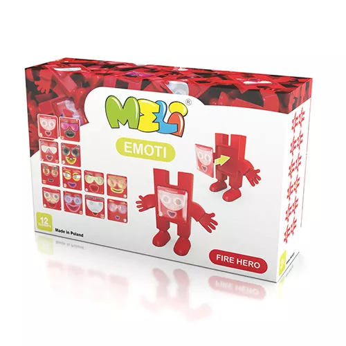 Meli Emoti Fire Hero 12szt MrPuggy.webp