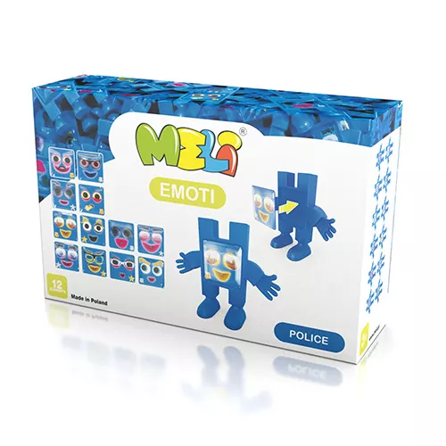 Meli Emoti Police 12szt MrPuggy.webp