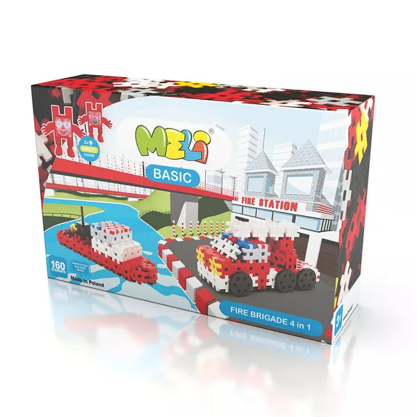Meli Basic 160szt Fire Brigade 4in1.webp